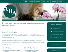 Tablet Screenshot of abaconsulting.co.uk